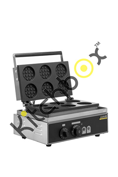 Kitchbox Ticari Endüstriyel Liege Waffle Makinesi (6'lı)