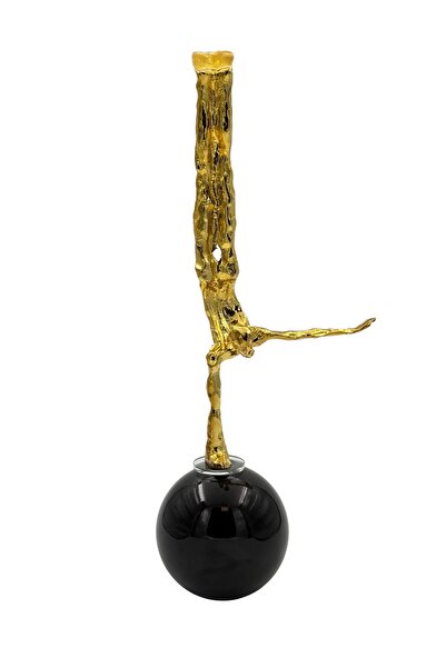 BİNDAWOOD B&D Décor Item with Golden Gymnastic structure -Gold