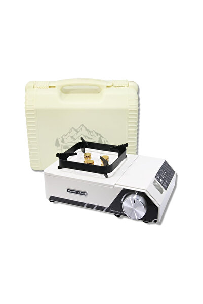 Generic موقد تخييم خارجي محمول بثلاث شعلات مع حقيبة حمل - مثالي للسفر والتخيي...