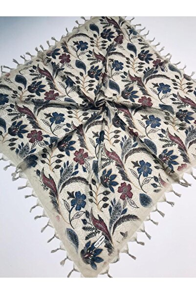 EZGİ FASHİON قماش قطني مطرز بالخرز - 05832-02