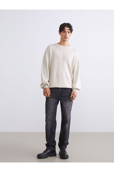 LC Waikiki Anthracite Baggy Fit Men's Jean Trousers