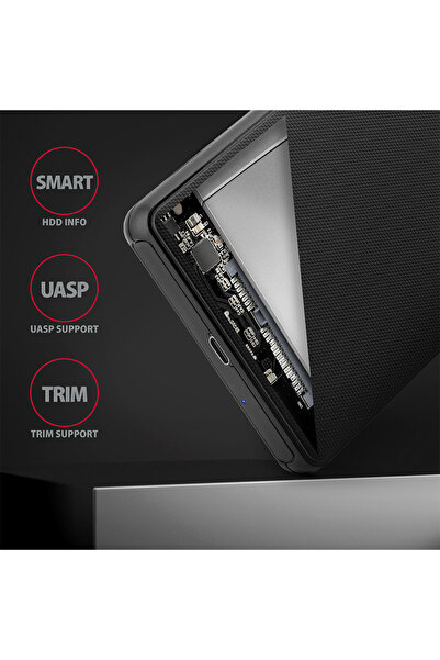 Other AXAGON Screwless USB 3.2 Gen 1 - SATA 6G external box for 2.5"" SSD/HDD