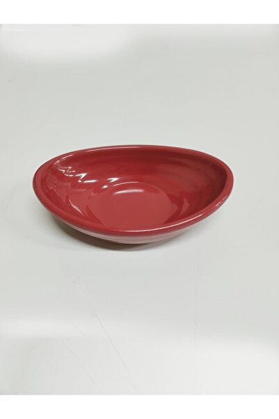 FORMEL Oval Sauce Pot Jam Pot Red 6.5*11.5 cm Thermoplus Shock Resistant (Pack of 3)