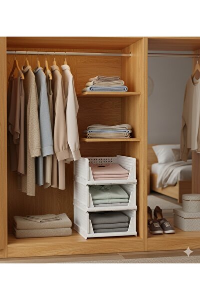 vesta life 3 Pcs Closet Organizer, Multi-Purpose Closet Inside Clothes Organizer Organizer Adjustable Shelf