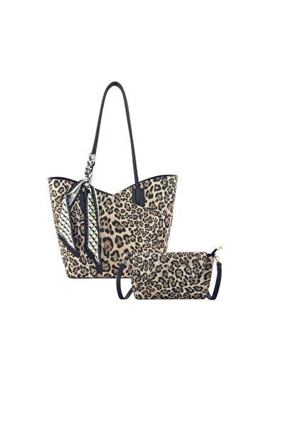 KRISTE BELL Women's Shoulder Bag Leopard Pattern