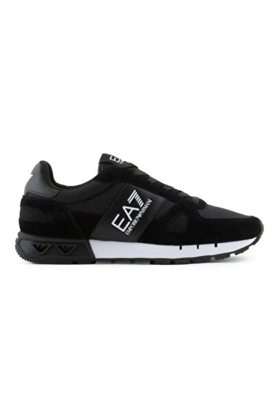 EA7 Pantofi Sport Black White Legacy