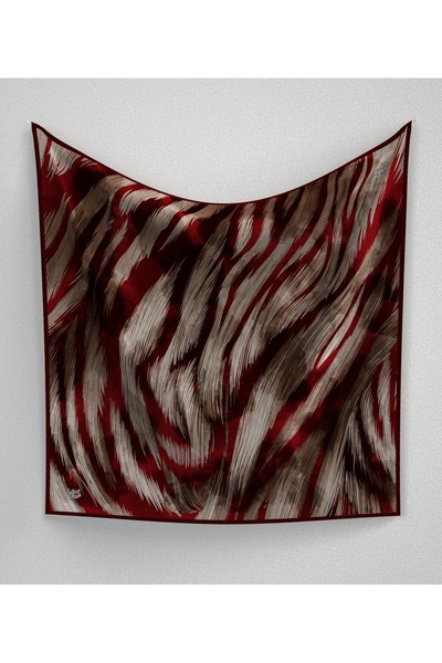 Levidor Κρυστάλλινο κασκόλ με κυματιστό σχέδιο ζέβρας