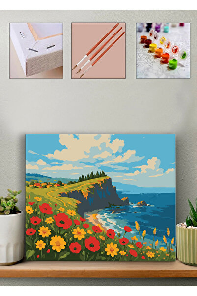 Carmen Sayılarla Boyama Seti - Kıyı Çiçeği