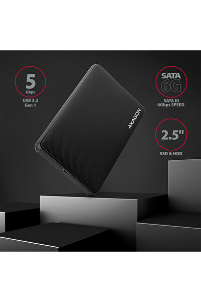 Other AXAGON Screwless USB 3.2 Gen 1 - SATA 6G external box for 2.5"" SSD/HDD