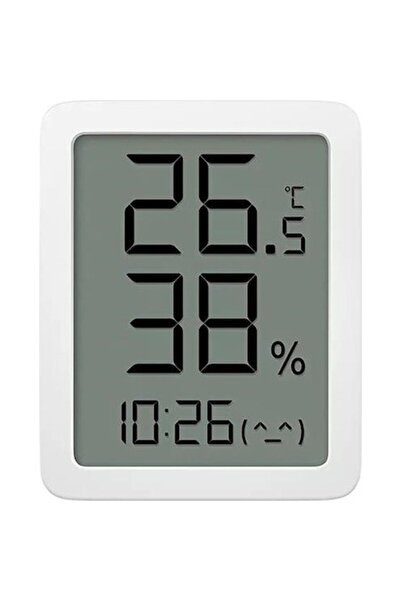 Xiaomi Miaomiaoce Serisi LCD Termometre Nem Ölçer ve Saat - MHO-C601
