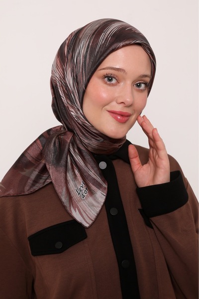 Levidor Κρυστάλλινο κασκόλ με κυματιστό σχέδιο ζέβρας