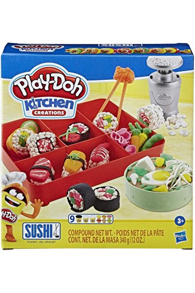 Play Doh مجموعة لعب سوشي من بلاي دو كيتشن كرييشنز