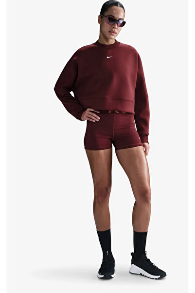Nike Dri-Fit Oversized Crew-Neck Cropped Training Kadın Sweatshirt (yousports)