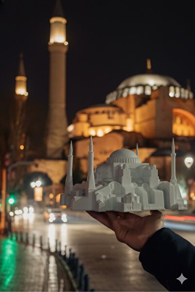 Generic 3D Baskı Ayasofya-I Kebir Cami-I Mimari Maket – Boyasız ve Işıksız ( DIY - Koleksiyonluk Model)