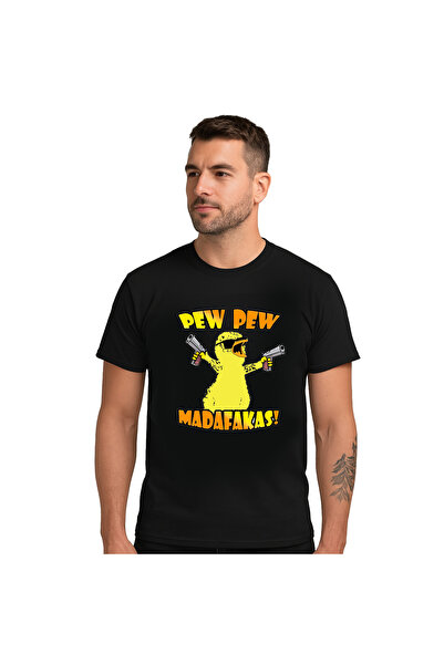 OEM Tricou barbat Pew Pew MADAFAKAS