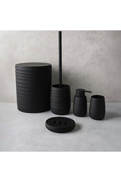 CEZVE HOME طقم حمام من 5 قطع من نويف أكريليك بنقش مموج