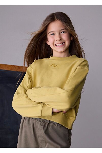 MAYORAL Детска блуза за момичета, цвят фисташко зелено 7422