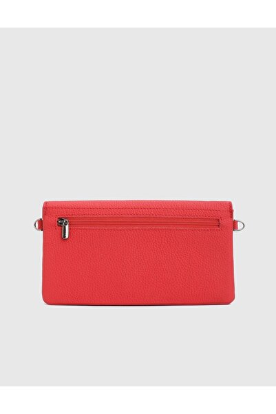İLVİ Arvin Genuine Floater Leather Red Women's Wallet