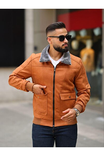 BLUES MODA BLUESMODA SÜET SLİM RİBANA KOL KAPŞONŞONLU SÜET RETROMONT