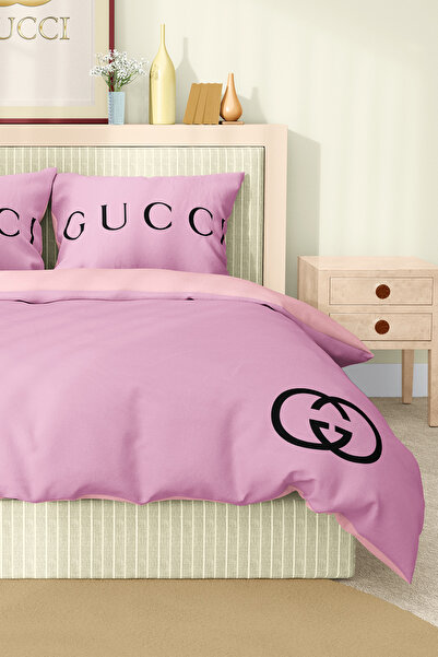 Marcalanya Duvet Cover Set Double Size Cotton Satin Fabric 6 Pieces 3D Digital Printing Duvet Cover Set Model No: