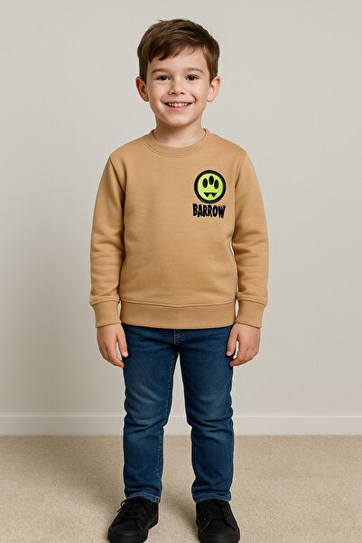 YusGos Unisex Boys/Girls High Quality Barrow Printed Crew Neck Sweatshirt