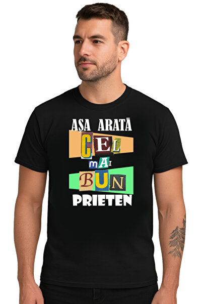 OEM Tricou barbat Asa arata cel mai bun PRIETEN, 100% bumbac