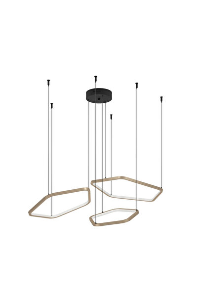 Eglo 390505 "ESTRELLA" 150 Cm Yüksekliğinde Alüminyum Çelik Sarkıt Avize