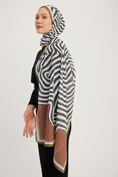 ipekistanbul Efilia Patterned Shawl - Life Trace - Mink