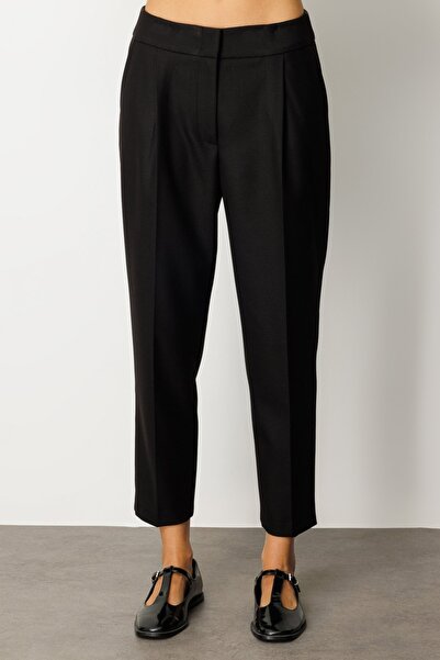 Ekol High Waist Slim Leg Trousers