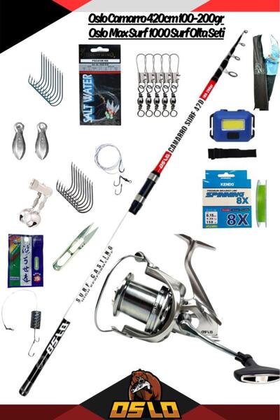 Oslo Camarro 420cm 100-200gr Surf Max 10000 Surf Olta Seti