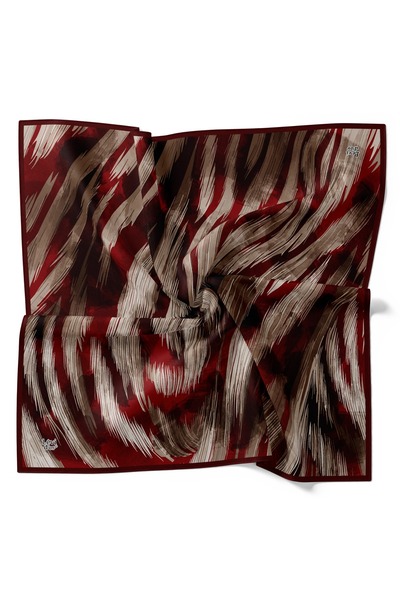 Levidor Κρυστάλλινο κασκόλ με κυματιστό σχέδιο ζέβρας