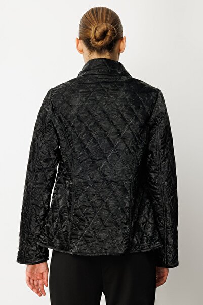 Ekol Quilted Coat with Fleece Lining