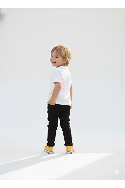 rois Baby Lycra Black Pants