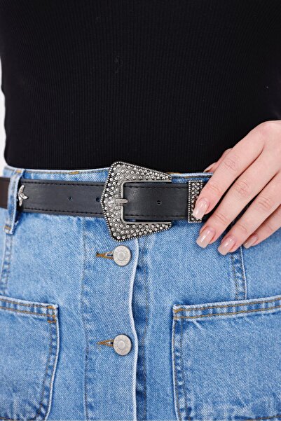 MODAM HİFA Curea pentru pantaloni cu cataramă în relief, cu figură de stea, curea pentru rochie, curea pentru cămașă, curea pentru haină, curea pentru femei