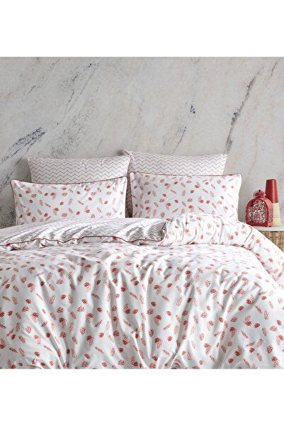 SHome bumbac 100% Set de lenjerie de pat Ranforce 200x220 cm + cearșaf + husă...