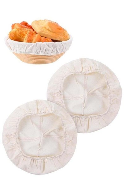 Generic 2pcs Food Grade Recycled Banneton Liner Cover, Baking Sourdough Natur...