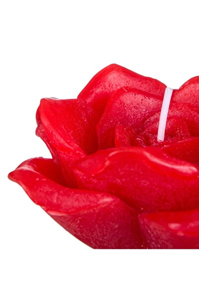 MYONNA IT & E- COMMERCE Decorative Candle 3D Rose, Paraffin, Red, Ø10cm x 6cm