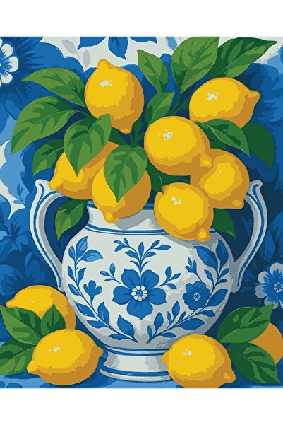Carmen Sayılarla Boyama Seti - Limonlar