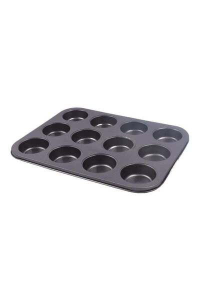Generic Non-Stick Baking Cup Cake Mould Multicolour 35x26.5x3cm