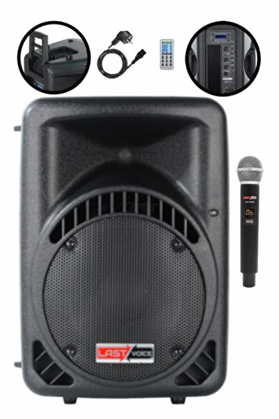 Lastvoice Ample-15AP Taşınabilir Seyyar Portatif Mikrofonlu Elektrikli Ses Si...