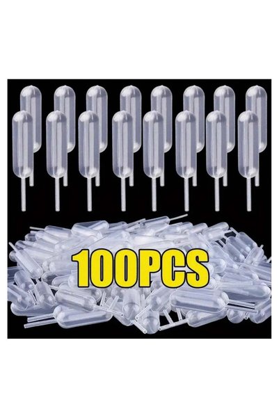 Generic 100 Pcs 4ml Mini Disposable Transfer Pipettes – Plastic Droppers for ...