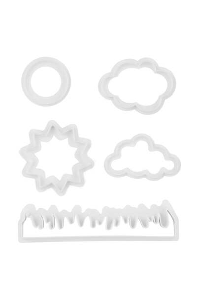 Generic Create Fun Baking Delights with a 5-Piece Cookie Cutter Set - Grass, ...