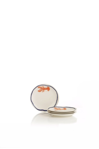 Kütahya Porselen Coastal Living 4 Piece 20 cm Cake Plate 924