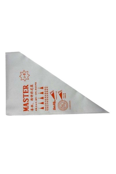 Generic 100-Piece Disposable Piping Bag White 27.5x17cm