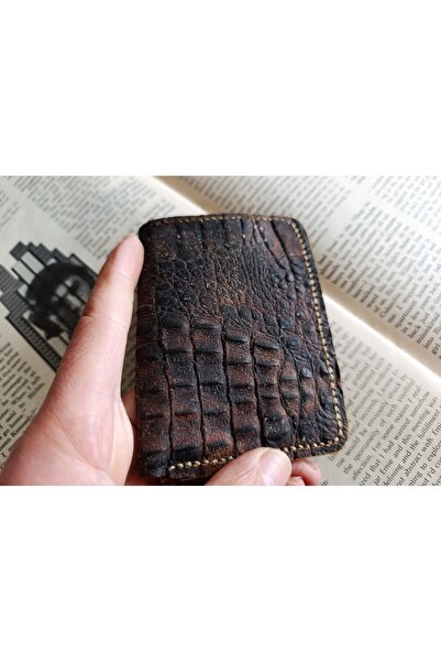 Mahfuz Genuine Leather Top Quality Fully Handmade Minimalist Wallet 15.5X10.5 cm Sda3