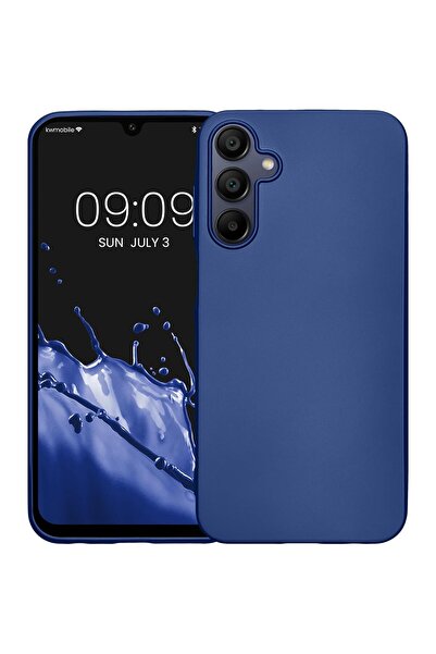 Flippy Husa de Protectie Matte TPU, Flippy, pentru Samsung Galaxy A15, Acoperire Completa, Albastru