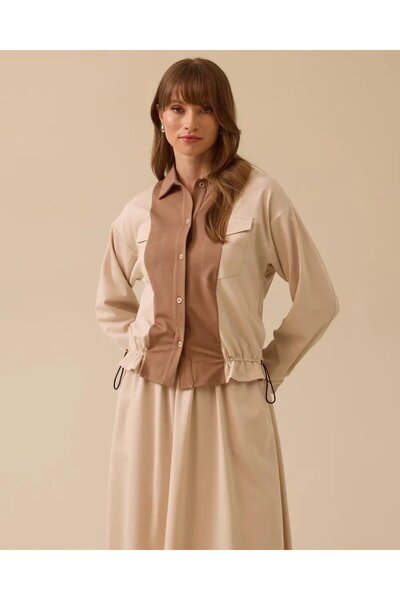 SEÇİLSTORE SCL GÜNLÜK GÖMLEK -251511007 Bej