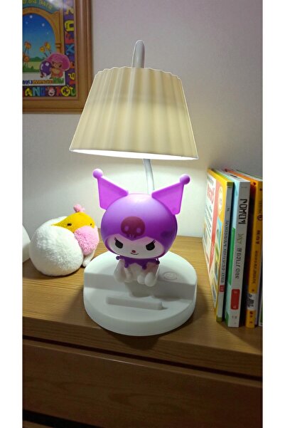 FAMEMUS ACCESSORY Kuromi Tepe Lambalı Hediyelik Gece Lambası