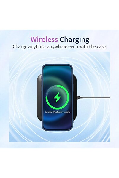 Flippy Protective Case for Oppo Reno 11 F — Liquid Silicone, Microfiber Interior, Blue