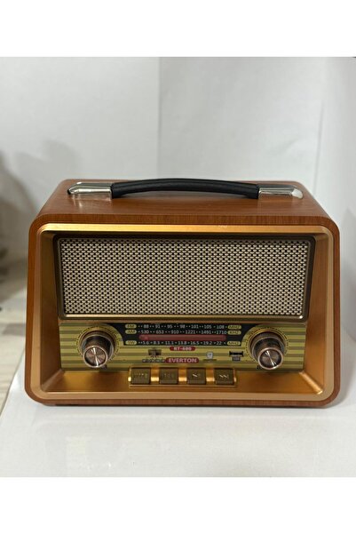BLOMSTER EVERTON RT-680 BÜYÜK BOY BLUETHOOT USB RADYO %100 NOSTAJIK ÇALAR